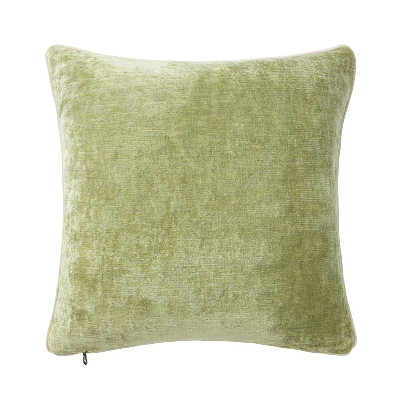 Orpheo Decorative Pillow, Sage Green, Square 18"