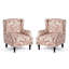 Fauteuil d'appoint à oreilles Duoc Rococo-1080254199