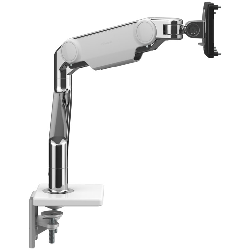 M10 W/Triple Crossbar & Handle, White, Polished Aluminum, Single