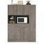 Grande armoire de rangement pour garde-manger autoportante traditionnelle avec huche et armoire latérale avec tablettes réglables Traditional-105762889