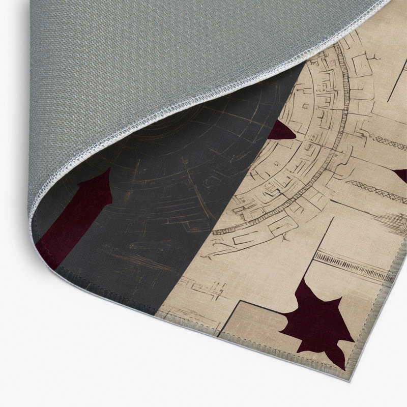 Tapis intérieur et extérieur Ancestral Allure, Rectangle 1 pi 6 po x 2 pi 6 po