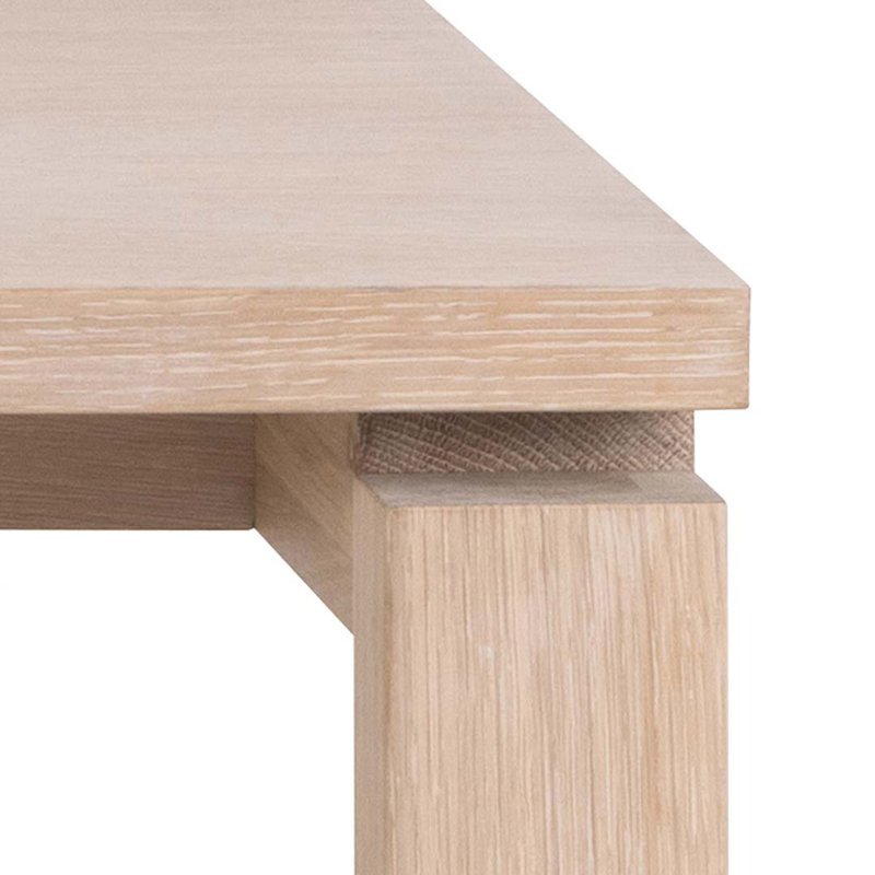 Addilyna Oak Solid Wood Base Dining Table