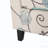 Tacie 29" W Floral Barrel Chair with Birch Wood Legs-362851147