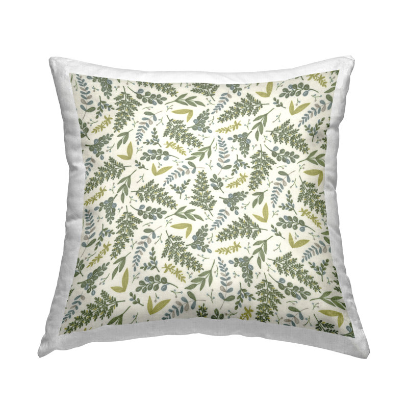 Coussin Woodland Fern Leaves