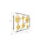Wall Lamp Disc 6light
