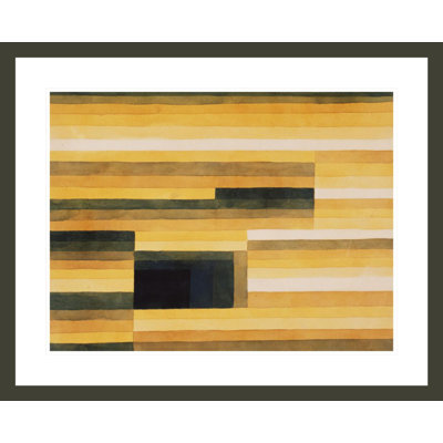 «Felsenkamer» par Paul Klee - reproduction d'art numérique encadrée