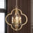 Akeeb 4- Light 16'' W Dimmable Gold Candle Style Dining Room Chandelier ETL Certified