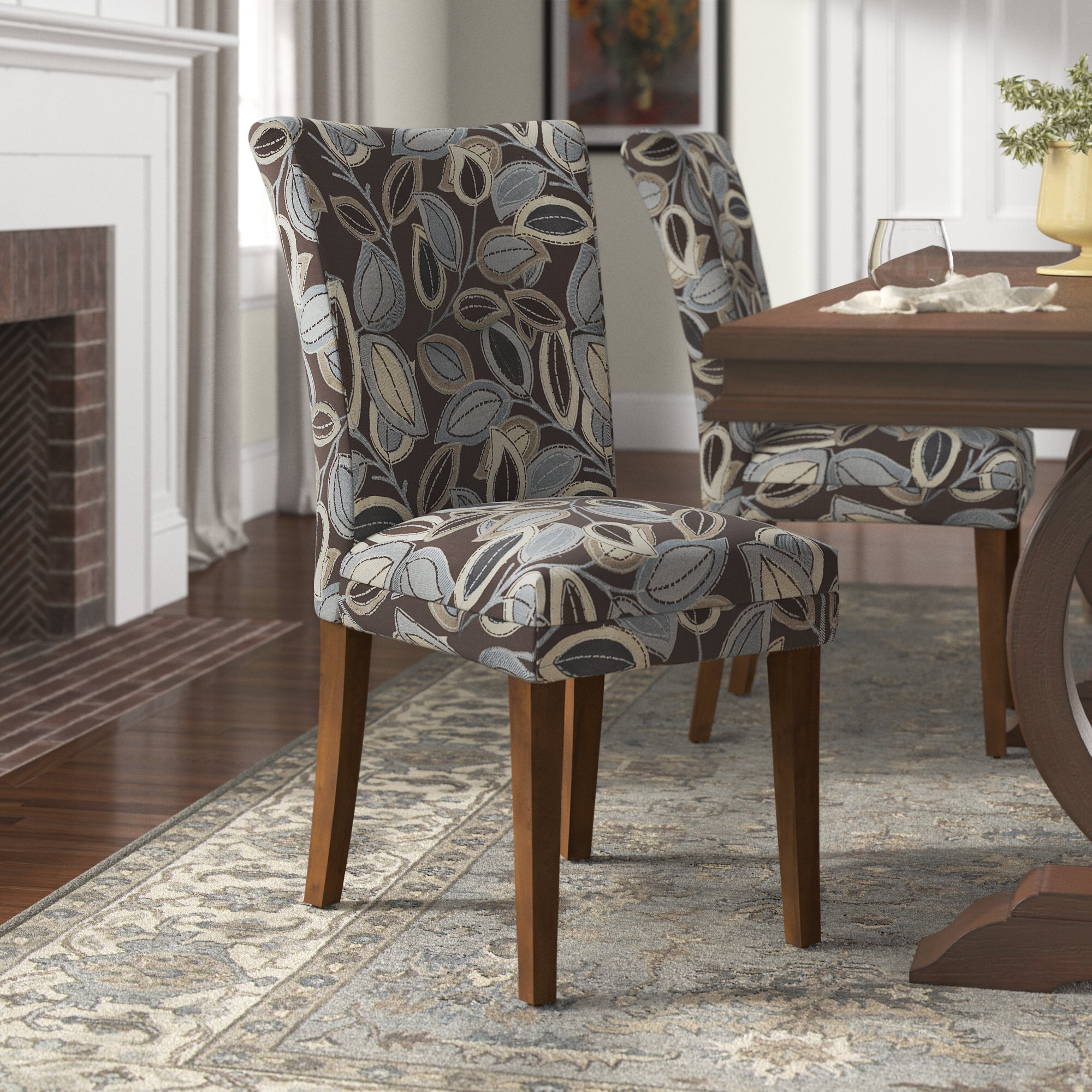 Andover Mills™ Bookout Tufted Upholstered Wooden Dining Chairs & Reviews