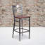 Tabouret de bar en métal «X»-101610171