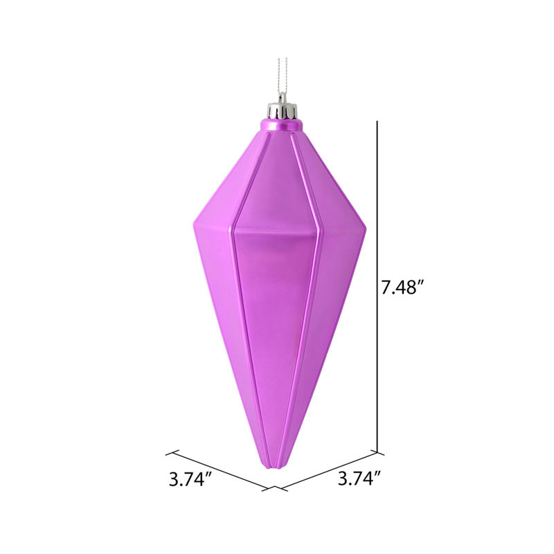 Ornement de lanterne 7 po, Orchidée