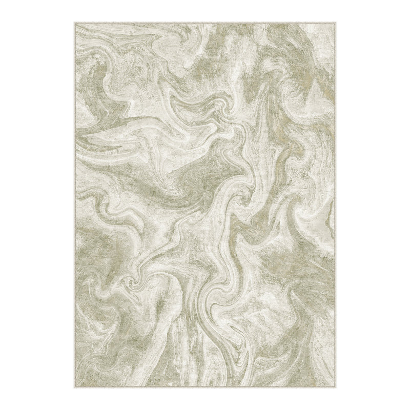 Tapis à motif abstrait Linea, Rectangle 3' x 5'