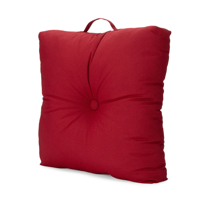Coussin Sunbrella (ensemble de 2) Cayenne, Rouge cerise