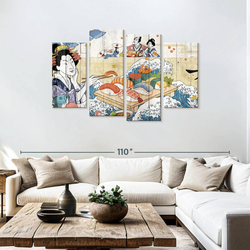 Yarlin Japanese Classic, 48" H x 75" W