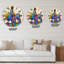 Arbre d'automne coloré forêt Treescape VII - horloge murale moderne-59914510