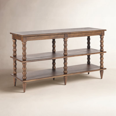 Isabel 18" Acacia Bookcase