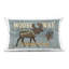 Coussin décoratif Antique Dog Gazing Up, imprimé par Ethan Harper