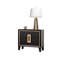 Table de chevet moderne espresso