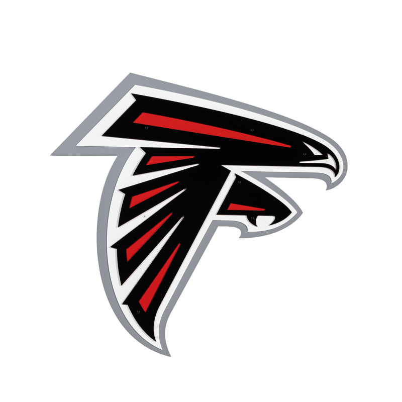 Art mural en métal Atlanta Falcons