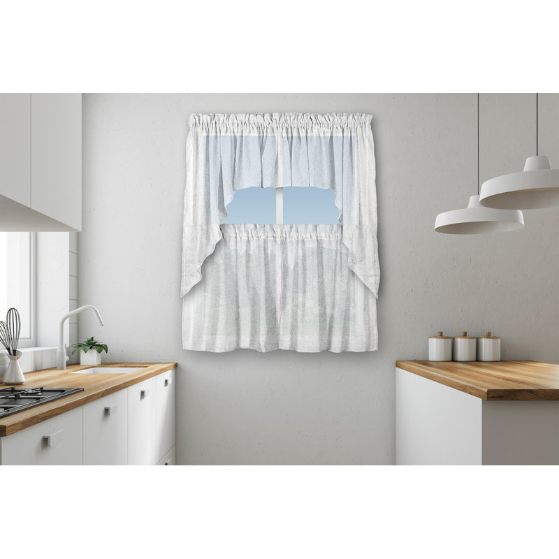Ensemble de 2 coussins matanah Premium Touch of Linen , Blanc