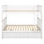 Lit double superposé au dessus d'un lit double avec tiroirs, lits convertibles, blanc-1720622373-1720622372