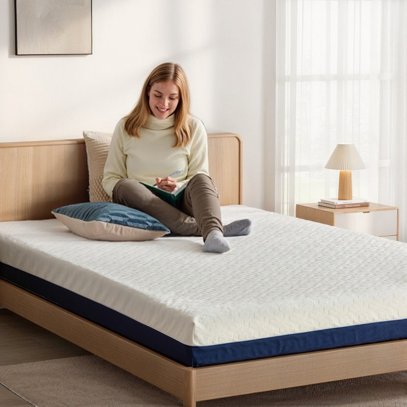 Matelas moyen en mousse viscoélastique 6 ", Lit simple, 6"