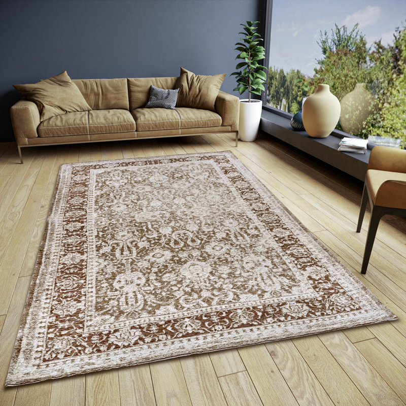 Catania Brown Rug, Rectangular 160 x 235cm