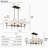 Tevye 6-Light Modern Dining Room Pendant Light