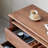 Retro simple retractable solid wood TV cabinet