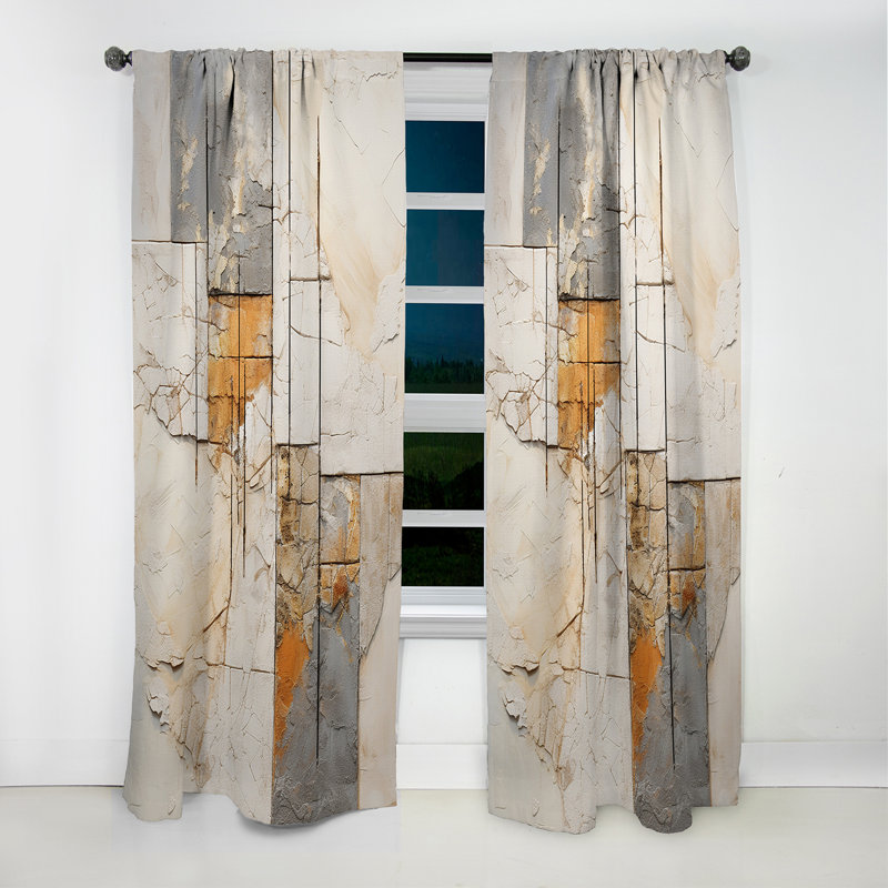 Rideau occultant Jasia Stone Geode, L 52 po x L 90 po
