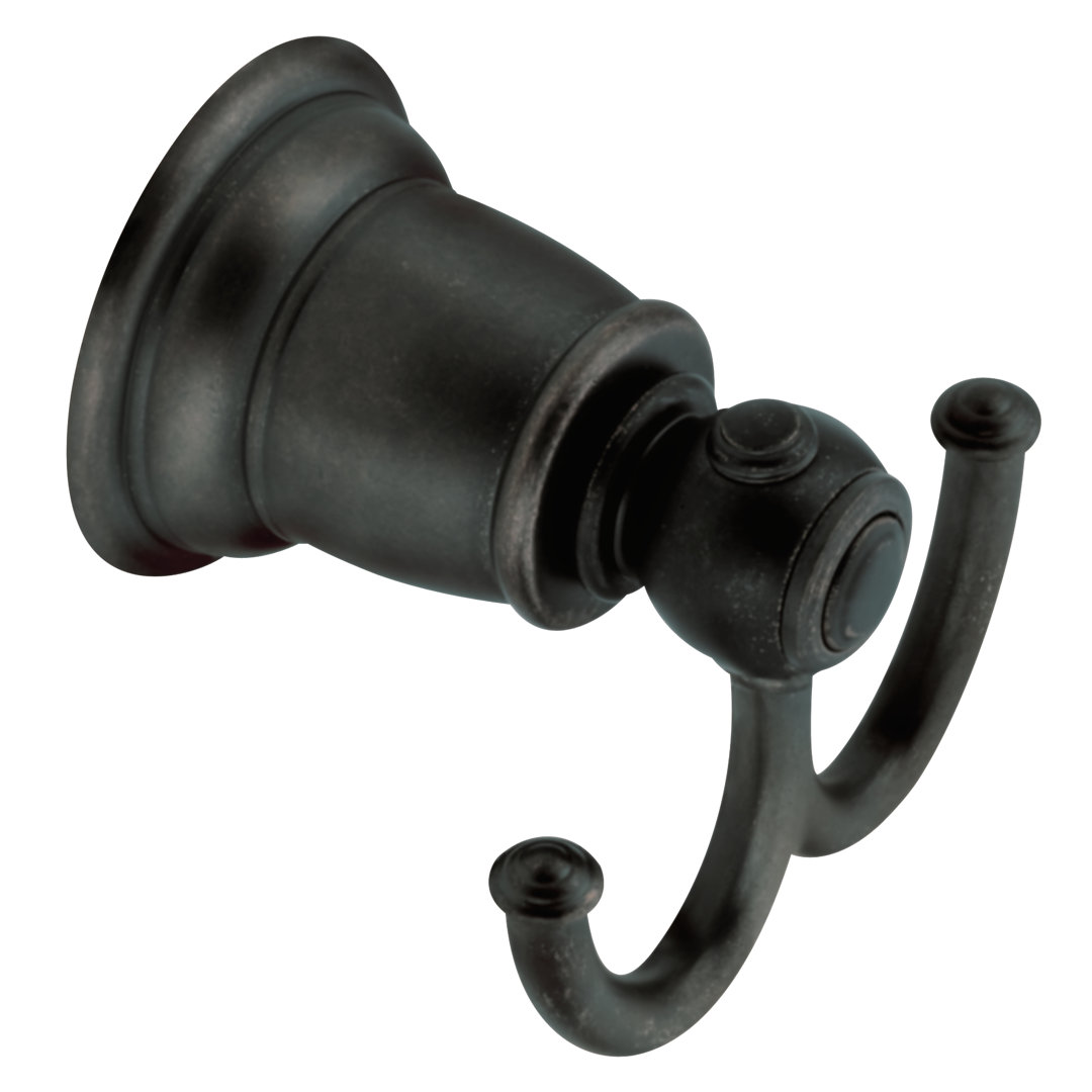 Kingsley Wall Mounted Double Robe Hook Moen 