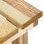 Sunnyslope Solid Wood Pine Outdoor Bench
