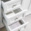 Ensemble de meuble-lavabo de salle de bain simple avec miroir 48 po Carrasquillo-648511074-648511072