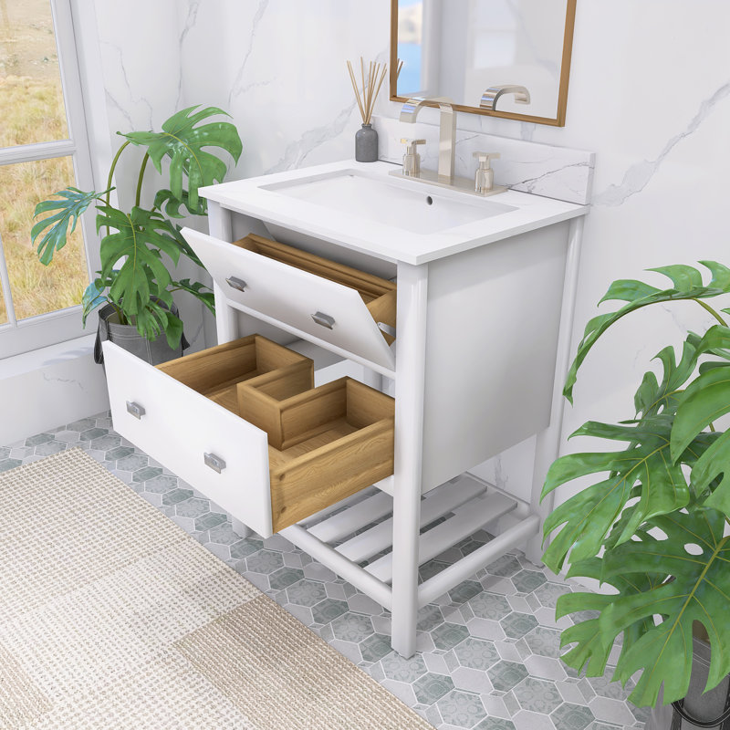 Meuble-lavabo simple 24,36 po Sulekha