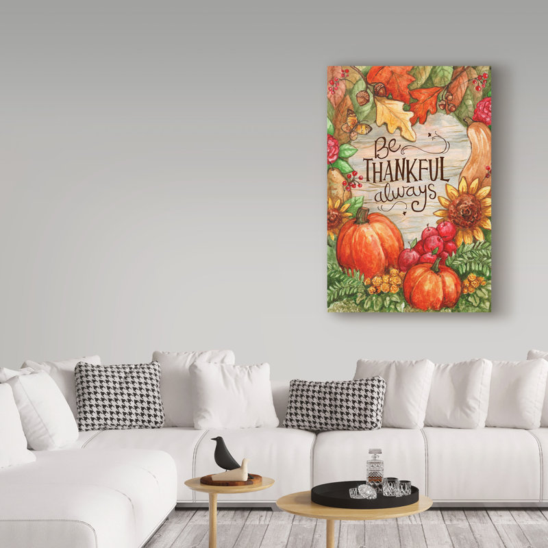 « leaves be be à cœur be », reproduction d’impression sur toile tendue, H 24 po x l 16 po x P 2 po
