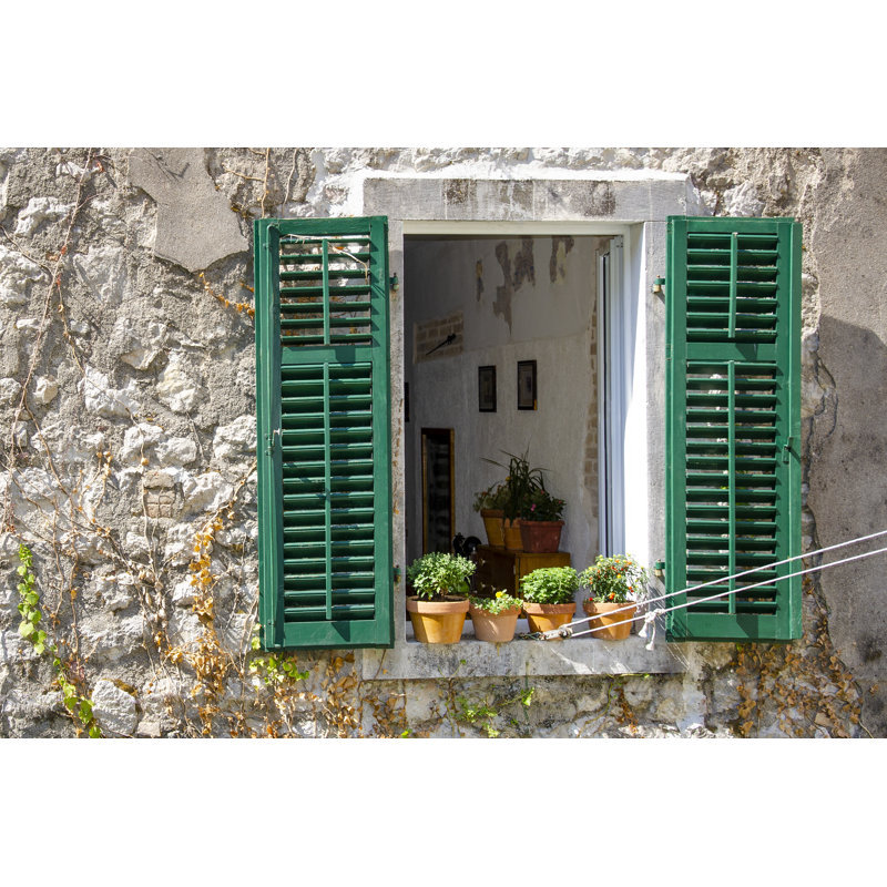 Window View Kotor Montenegro by Laura DeNardo - Wrapped Canvas Print, Wrapped Canvas, 61 cm H x 91 cm W