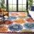Kellems Performance Floral Indoor/Outdoor Area Rug-1910279727