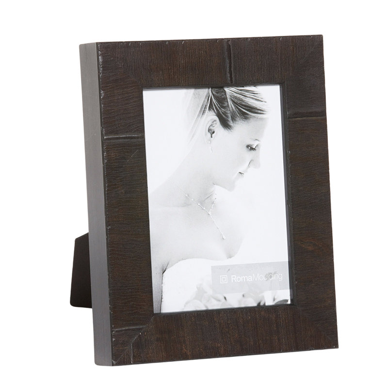 Tabacchino Wood Picture Frame, 5" x 7", Tobacco Leaf
