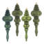 7" 4-Finish Finial Ornament-2100267201