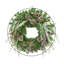 26" Holiday Evergreen Wreath With Snowy Branches And Pinecones