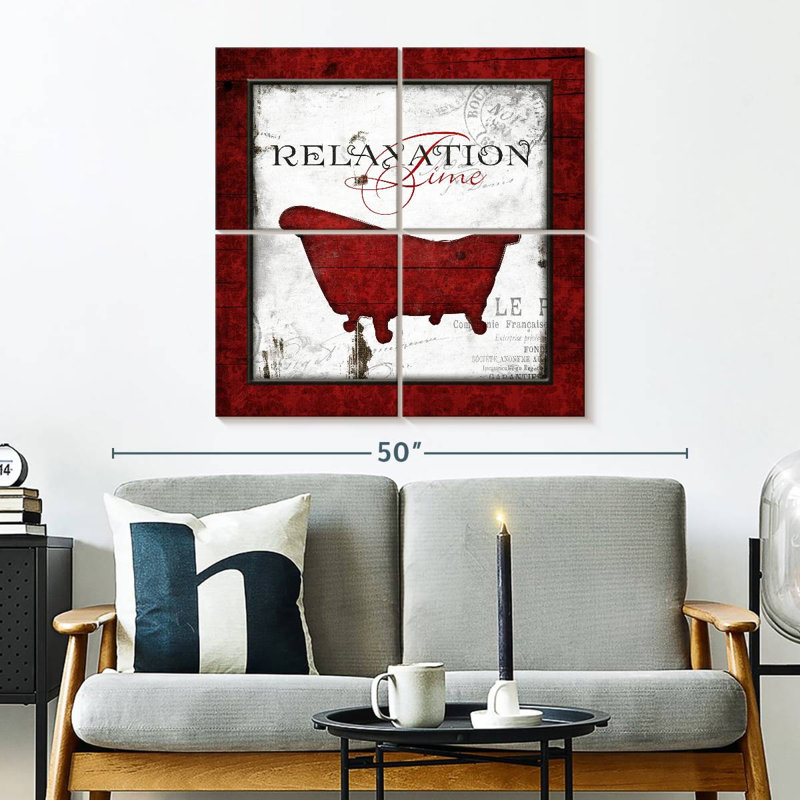 Kerrick Crimson Relaxation Time, H 32 po x l 32 po