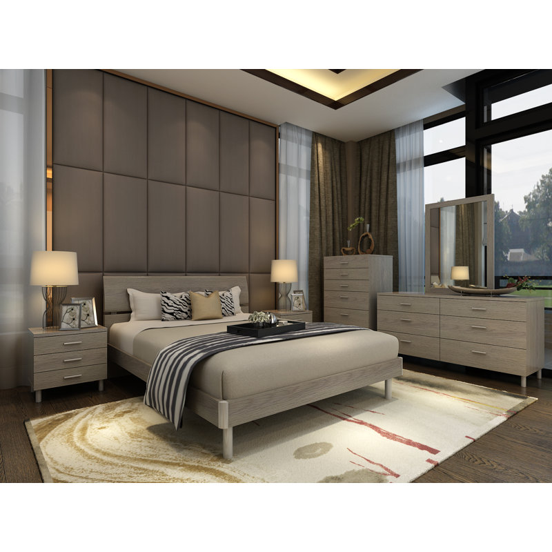 Upholstered Platform Bed, Full