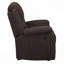 Fauteuil inclinable et oscillant avec accoudoirs coussinés