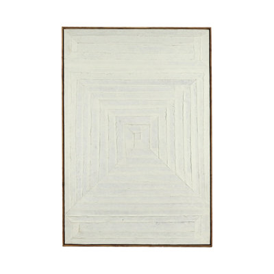 Alexes Fibre Wall Art Cotton Off-White