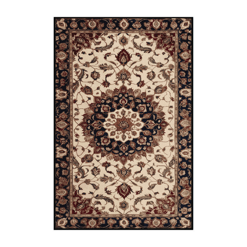 Tapis brun lavable à la machine, Rectangulaire 8 pi x 12 pi
