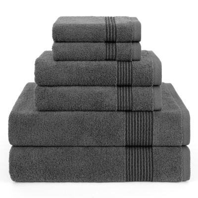 Ensemble de serviettes de bain luxueuses 100% coton 6 pièces