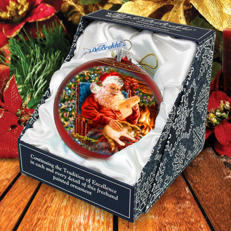 5.5'' Glass Animals Ball Ornament