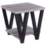 Lawrence Hill Higgins V-shaped End Table