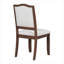 5 pièces en bois extensible avec rallonge amovible et 4 chaises rembourrées-1356750367