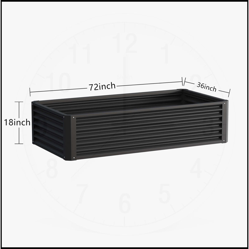 Rectangular Galvanized Raised Garden Beds