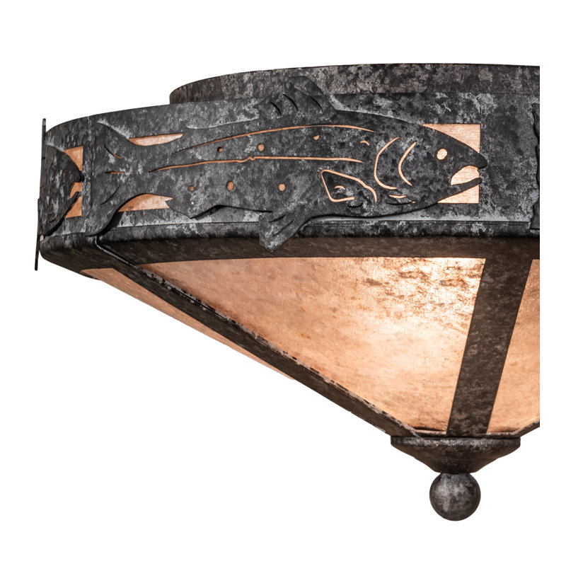 Plafonnier encastré 2 lumières 16 po Fleming